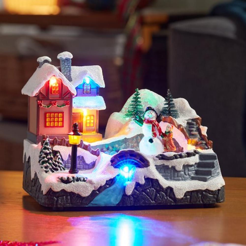 LampLit Snowscene – Charmante Weihnachtsdekoration